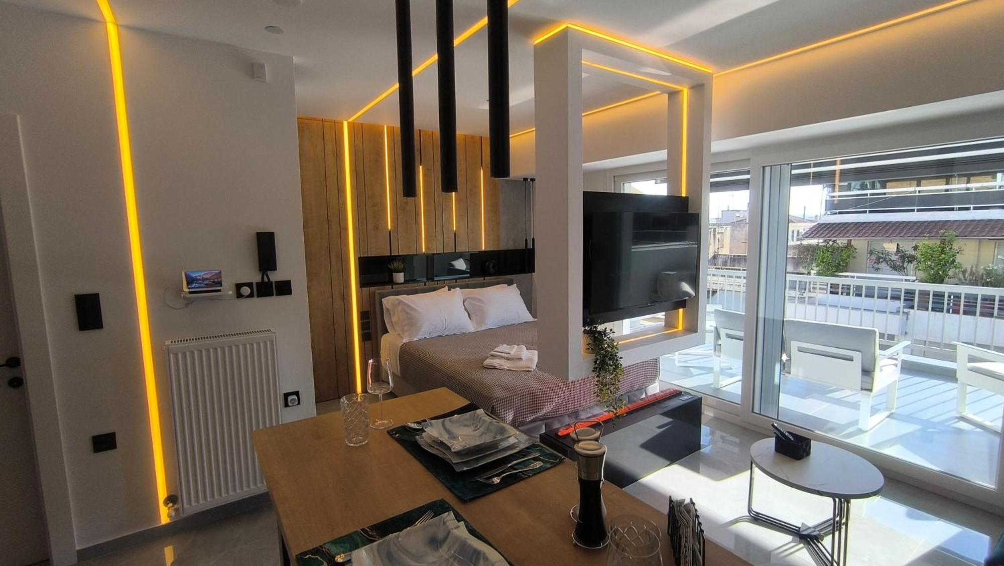 Larisa Absolute Suites, Sky View Smart Home Экстерьер фото